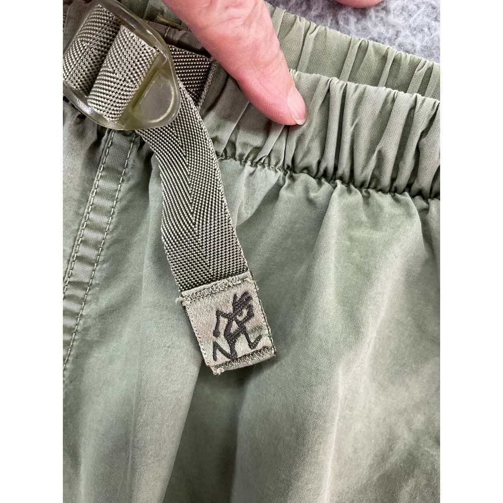 Gramicci Climbing Pants Womens SM Green Nylon G-Pants Belted Hiking Gorpcore - Picture 6 of 8